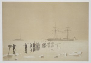 Transport de fournitures sur la glace, de 
